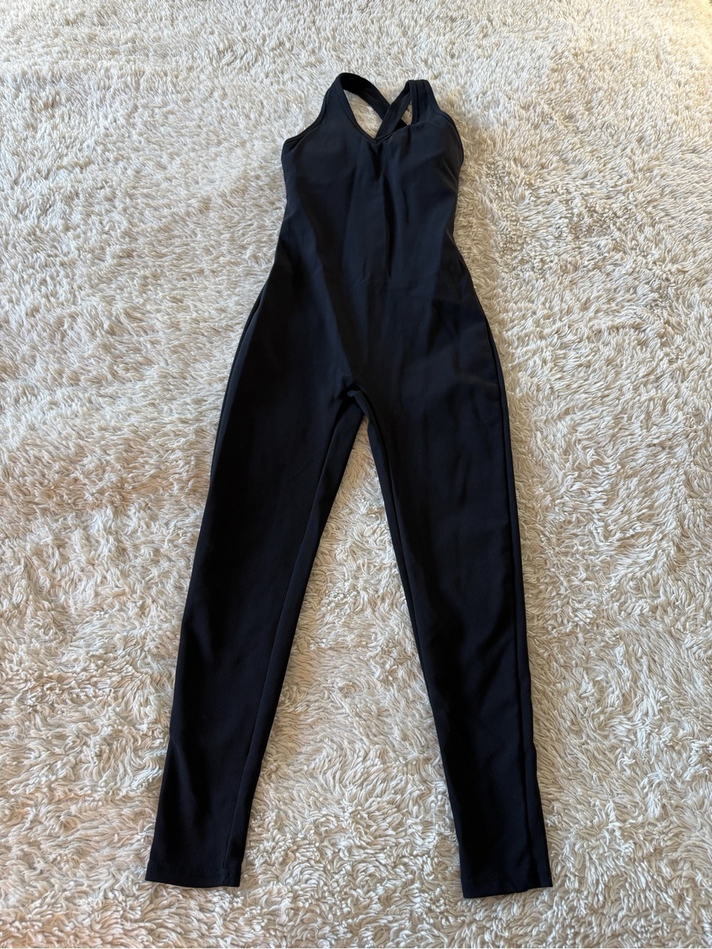 Kyodan Black Cross-Back Performance Jumpsuit
